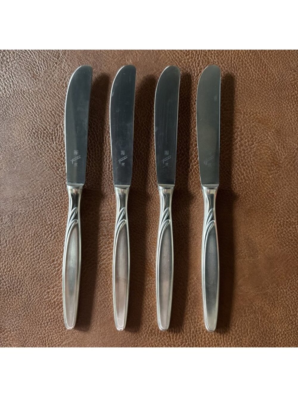WMF Rom Silverplate Dessert Appetizer Knives 8 1/8" Germany Set of 4